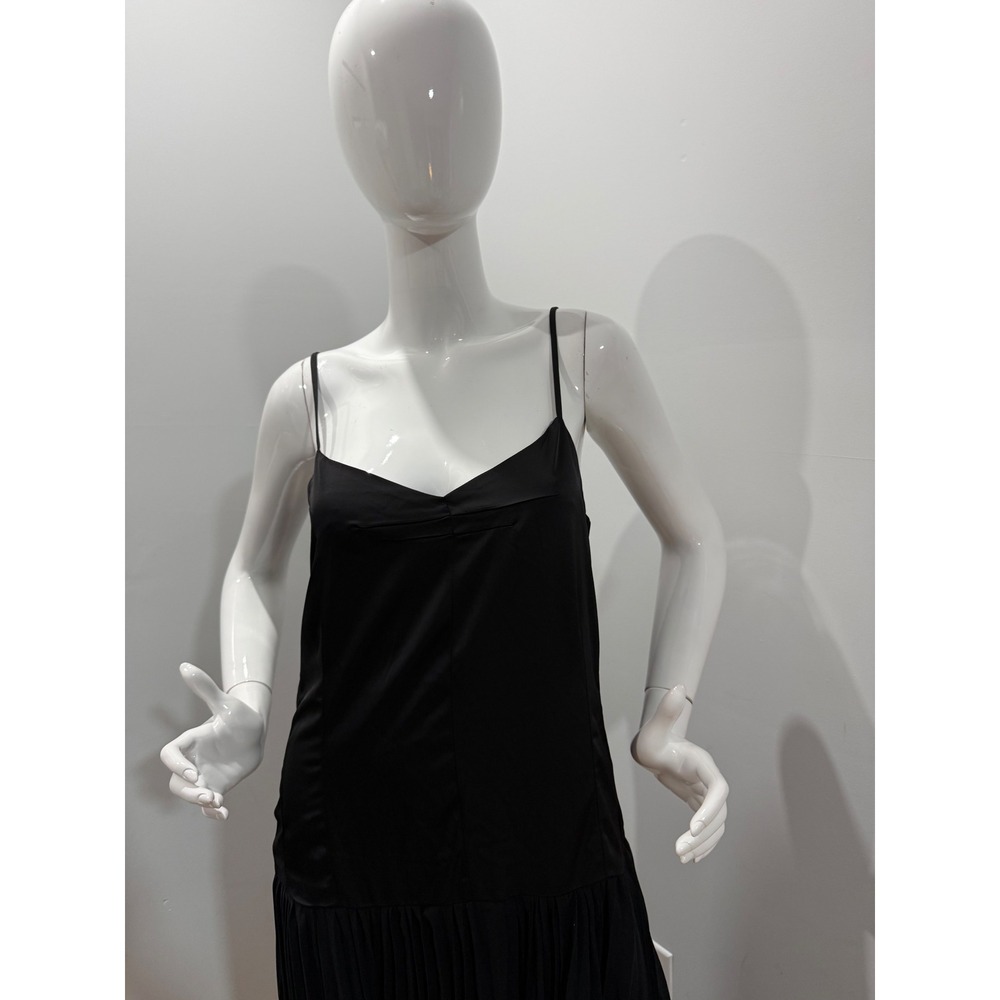 Commense Semi-Sheer Vacation Long Dress Black size S - Picture 4 of 9